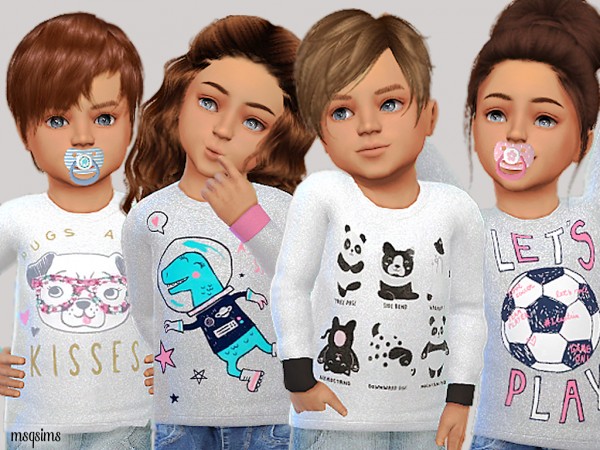  MSQ Sims: Toddler Sweater Collection 01