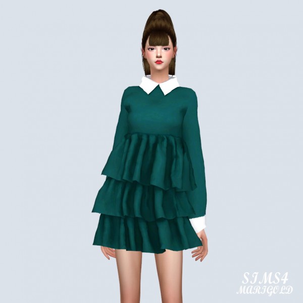 SIMS4 Marigold: Mari Tiered Dress