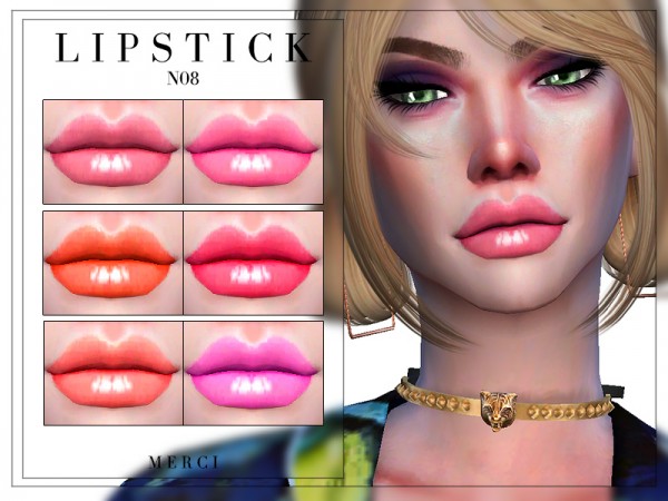 The Sims Resource: Lipstick N08 by Merci