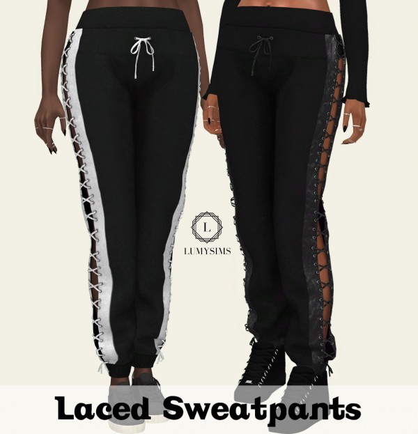  LumySims: Laced Sweatpants