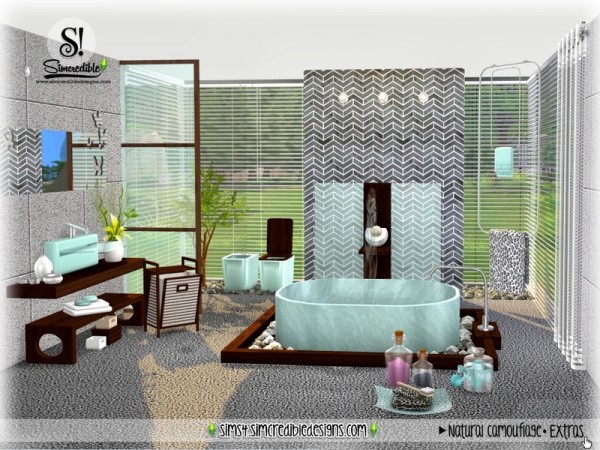  The Sims Resource: Natural Camouflage Decor by SIMcredible!