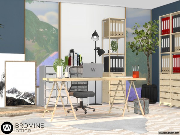  The Sims Resource: Bromine Office by wondymoon