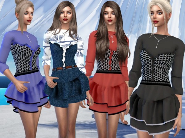  The Sims Resource: Dress with a corset by Sims House