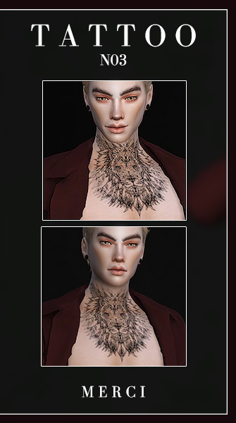  The Sims Resource: Tattoo N03 by Merci