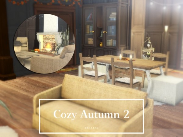  The Sims Resource: Cozy Autumn House 2 by Pralinesims