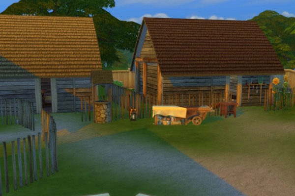 Blackys Sims 4 Zoo: Old settlement by mammut