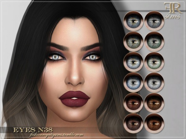 The Sims Resource: Eyes N38 by FashionRoyaltySims