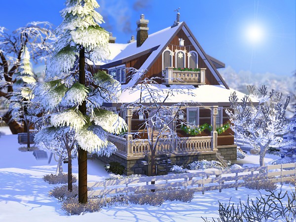  The Sims Resource: Koliba house by dasie2