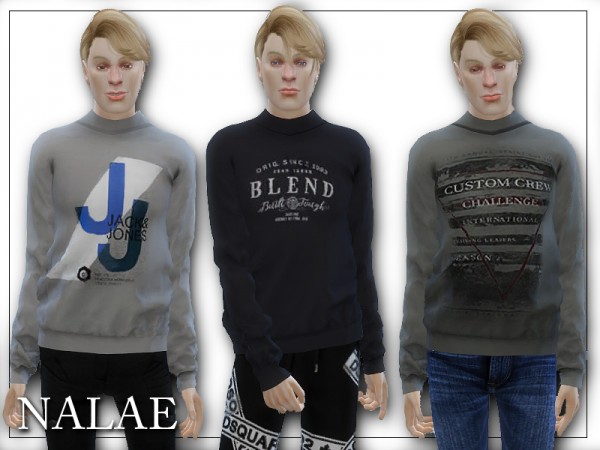 The Sims Resource: Pullover for Men by Nalae