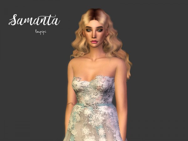  The Sims Resource: Samanta dress by Laupipi