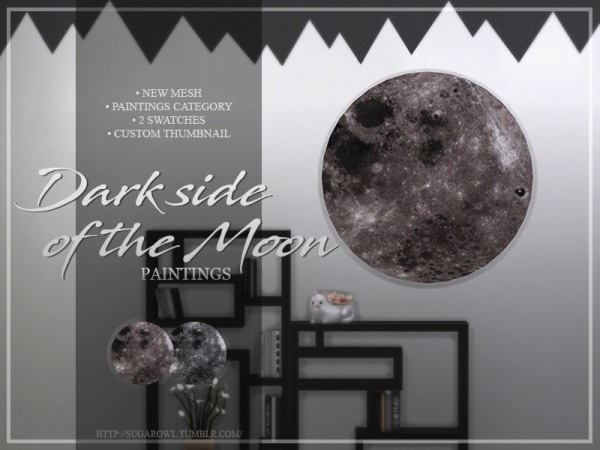  The Sims Resource: Dark side of the Moon paintings by sugar owl