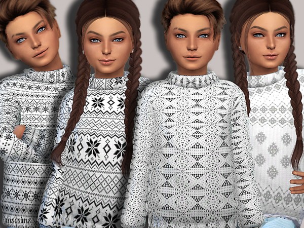  MSQ Sims: Children X Mas Sweater