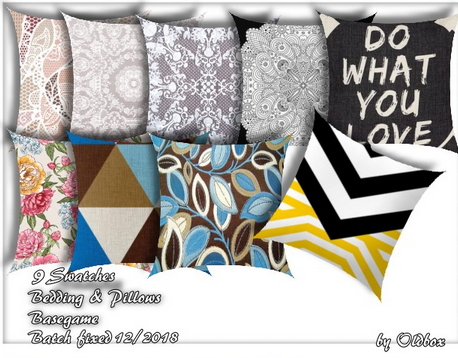  All4Sims: Bedding, Blankets and Pillows by Oldbox