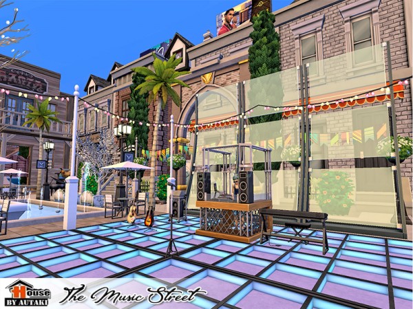  The Sims Resource: The Music Street by Autaki