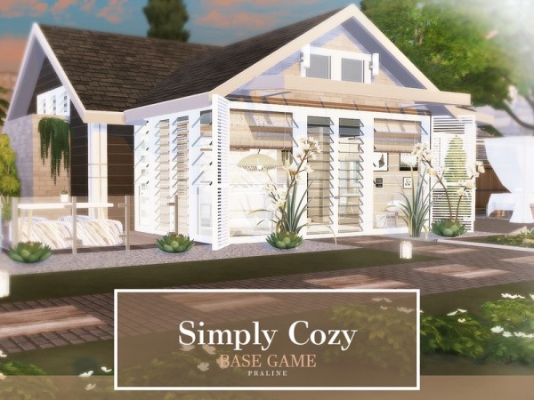  The Sims Resource: Simply Cozy House by Pralinesims