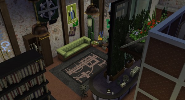  Mod The Sims: 910 Medina Studios LOFT  NO CC by Victor tor