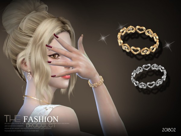  The Sims Resource: Bracelet 201802 L by S Club
