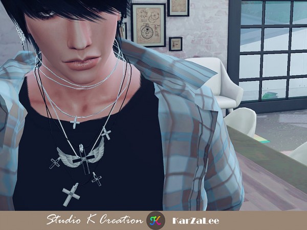  Studio K Creation: Cross wings necklace