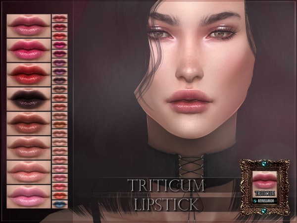  The Sims Resource: Triticum Lipstick by RemusSirion