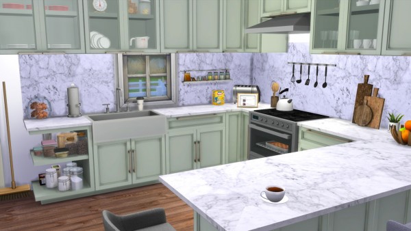 Models Sims 4: Kitchen   Traditional House