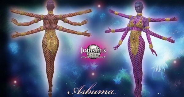  Jom Sims Creations: Asburma costume