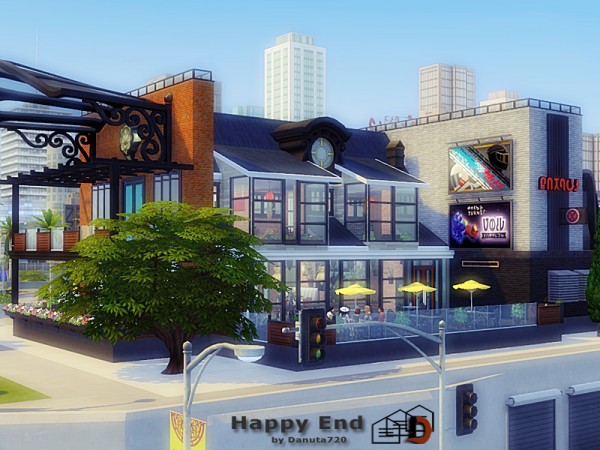  The Sims Resource: Happy End Restaurant by Danuta720