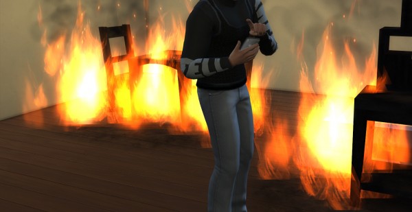  Mod The Sims: Use Phone During Fires by artystanks