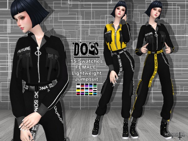  The Sims Resource: DOCS Jumpsuit by Helsoseira