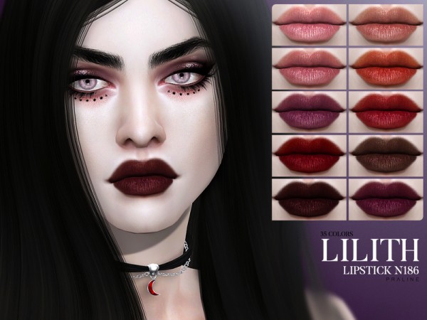  The Sims Resource: Lilith Lipstick N186 by Pralinesims