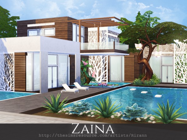  The Sims Resource: Zaina House by Rirann