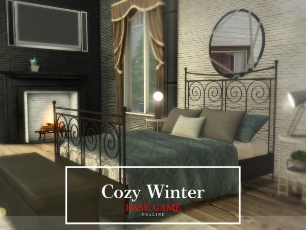  The Sims Resource: Cozy WinterHouse by Pralinesims