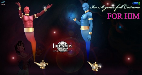  Jom Sims Creations: A genie of the lamp costume