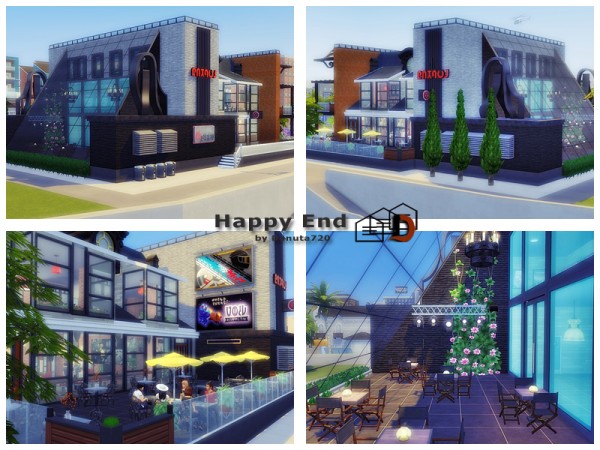  The Sims Resource: Happy End Restaurant by Danuta720