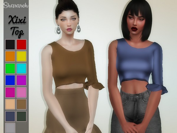  The Sims Resource: Xixi top by Sharareh