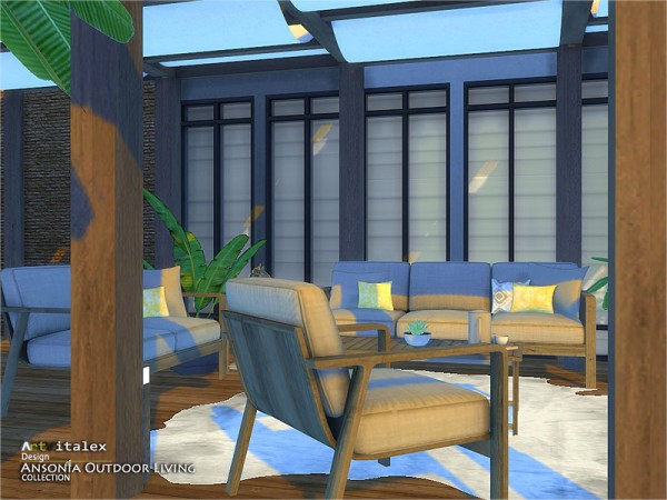  The Sims Resource: Ansonia Outdoor Living by ArtVitalex