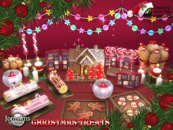  The Sims Resource: Christmas treats 2018 by jomsims