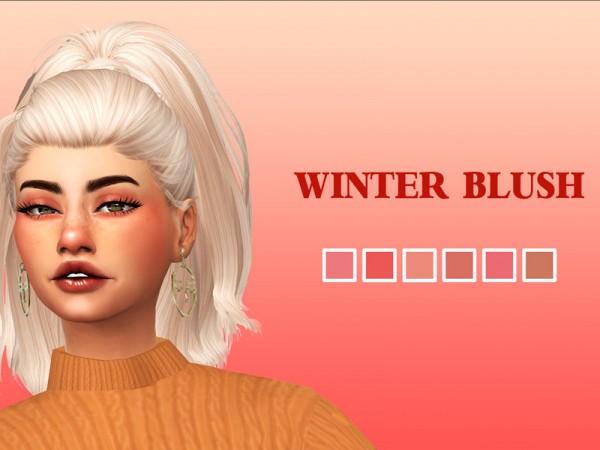  The Sims Resource: Winter Blush by CosmicCC