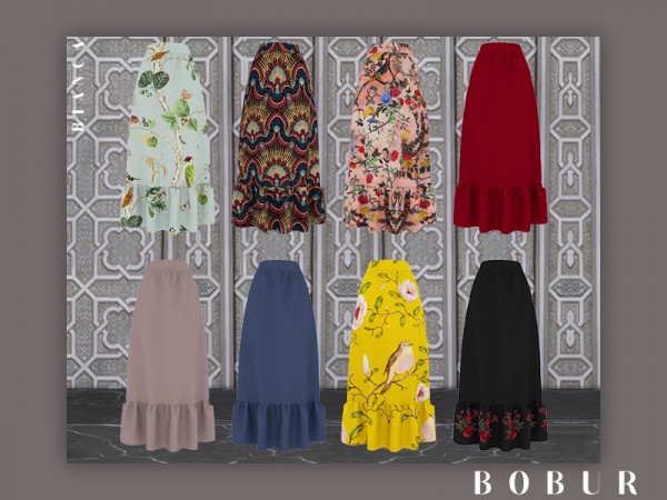  The Sims Resource: Bianca skirt by Bobur3