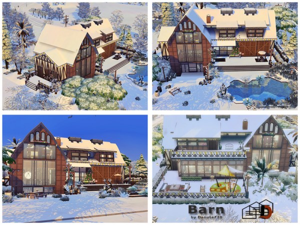  The Sims Resource: Barn House by Danuta720