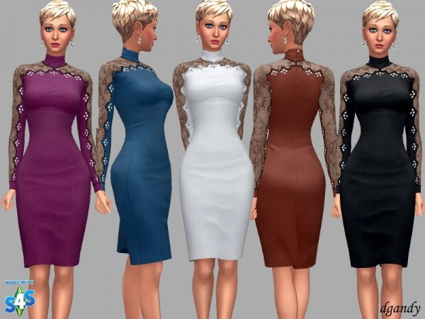  The Sims Resource: Dress Nina by dgandy