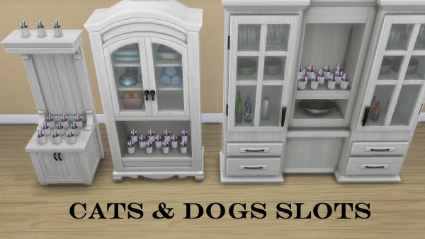  Mod The Sims: MORE SLOTS!!! for all Cabinets by simsi45