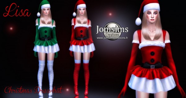  Jom Sims Creations: Lisa christmas dress set