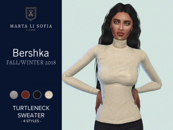  The Sims Resource: Turtleneck sweater by martalisofia