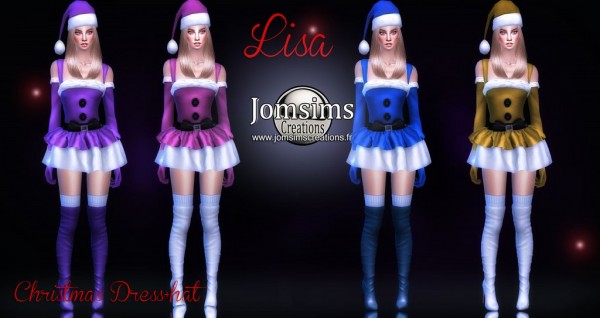  Jom Sims Creations: Lisa christmas dress set