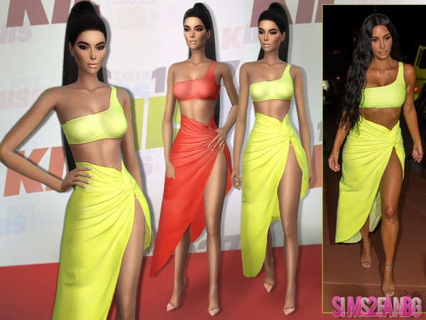  The Sims Resource: Neon Outfit 360 by sims2fanbg