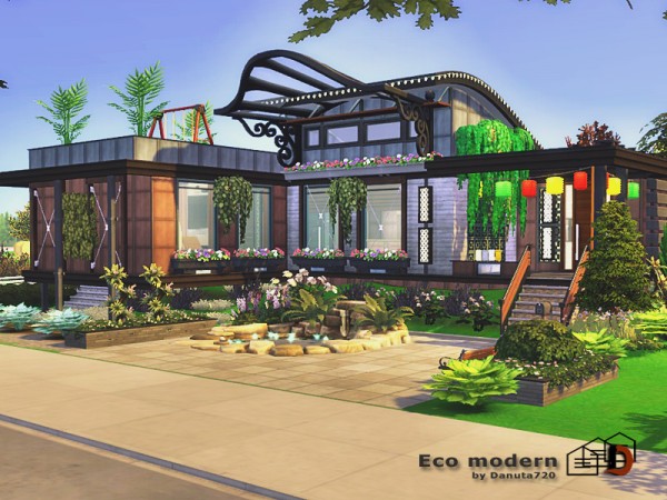  The Sims Resource: Eco modern house by Danuta720