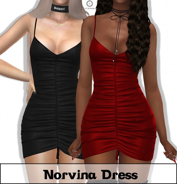 LumySims: Norvina Dress