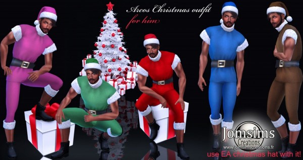 Jom Sims Creations: Arcos Christmas Outfit