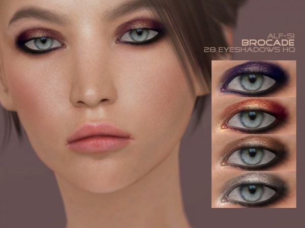  The Sims Resource: Brocade   Eyeshadow 05 HQ by Alf si