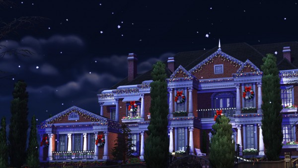  BereSims: Christmas Colonial House